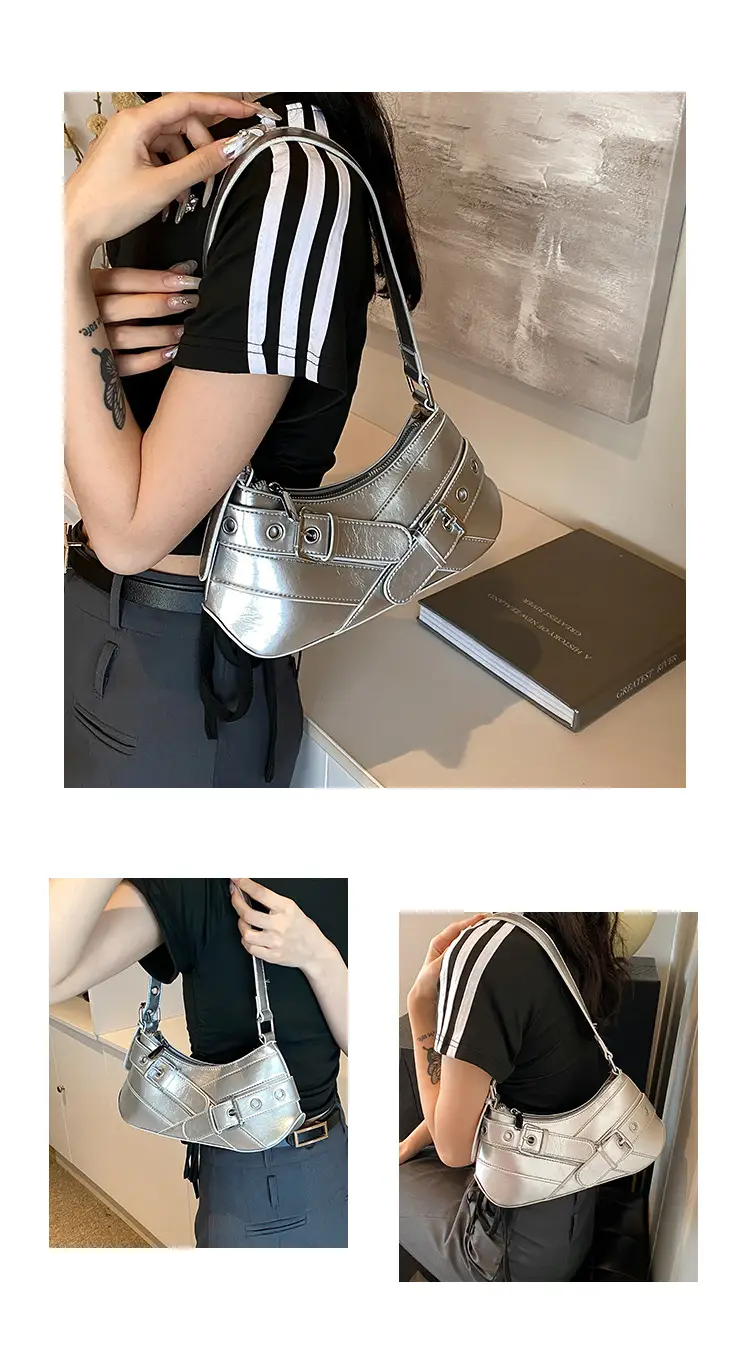 2024 Women's Crossbody Bag with White Leather Strap — feature 4