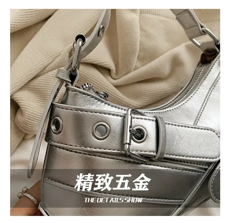 2024 Women's Crossbody Bag with White Leather Strap — feature 9