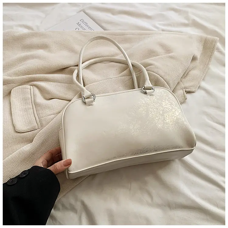 Women Vintage Silver Underarm Bag Large Capacity Shoulder Crossbody — feature 28