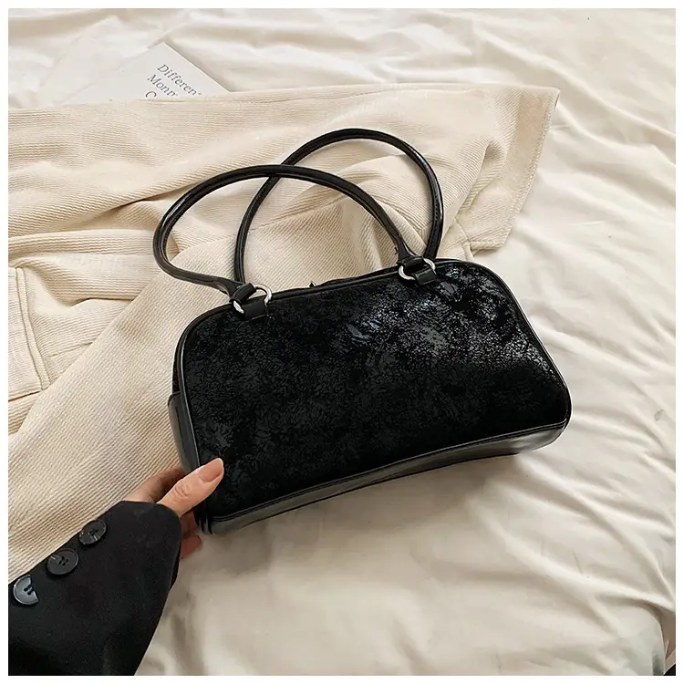 Women Vintage Silver Underarm Bag Large Capacity Shoulder Crossbody — feature 31