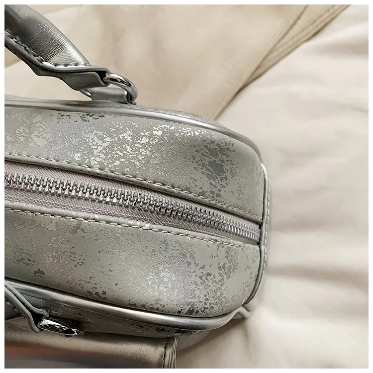 Women Vintage Silver Underarm Bag Large Capacity Shoulder Crossbody — feature 33