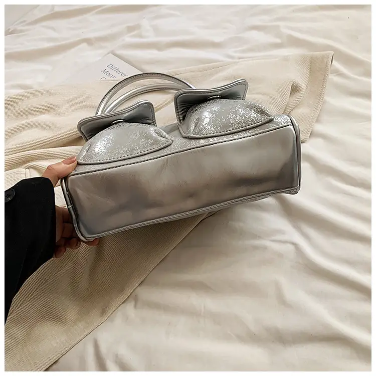 Women Vintage Silver Underarm Bag Large Capacity Shoulder Crossbody — feature 40