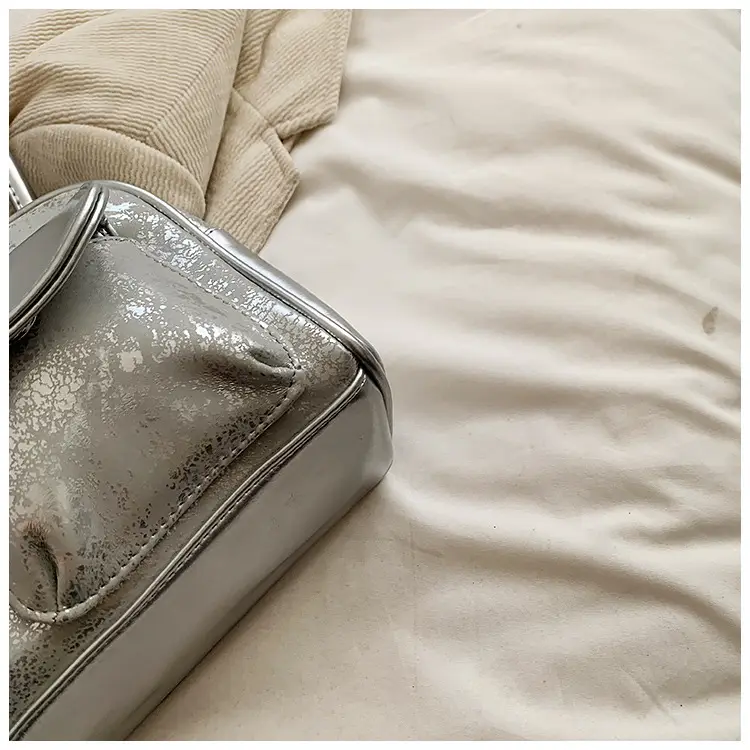 Women Vintage Silver Underarm Bag Large Capacity Shoulder Crossbody — feature 41