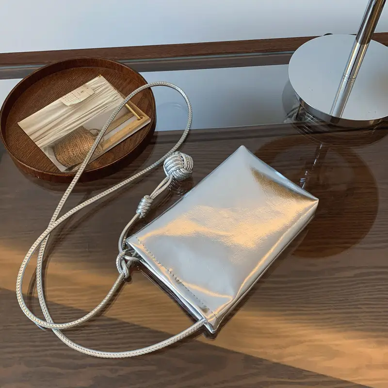 Korean Style Holographic Mobile Phone Bag for Women - Image 2