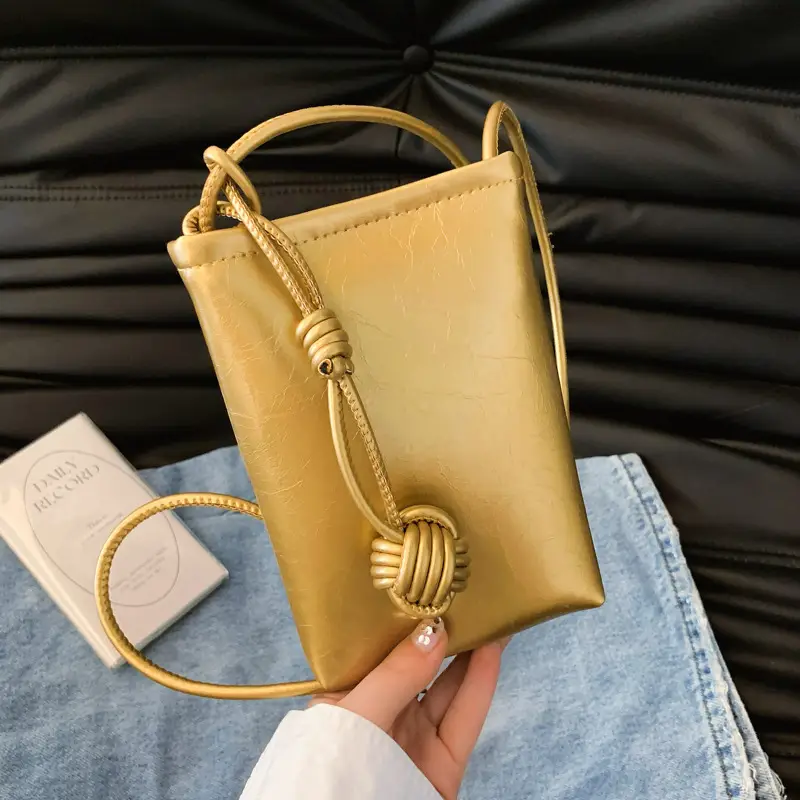 Korean Style Holographic Mobile Phone Bag for Women - Image 3