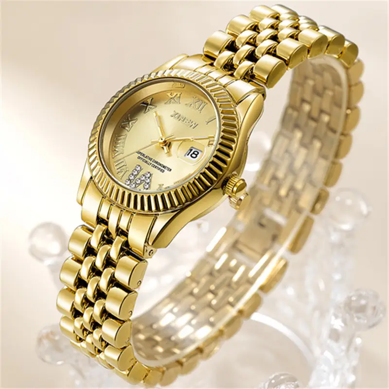 Luxury Green Crystal Watch for Girls Fashion Casual - Image 7