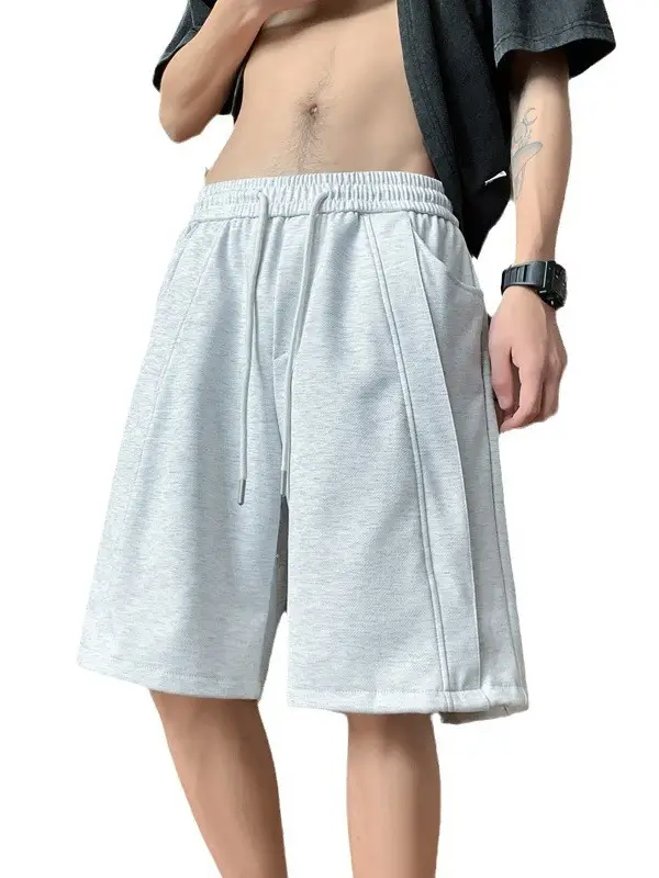 Men's Black Drawstring Shorts 2024 Summer Casual - Image 8
