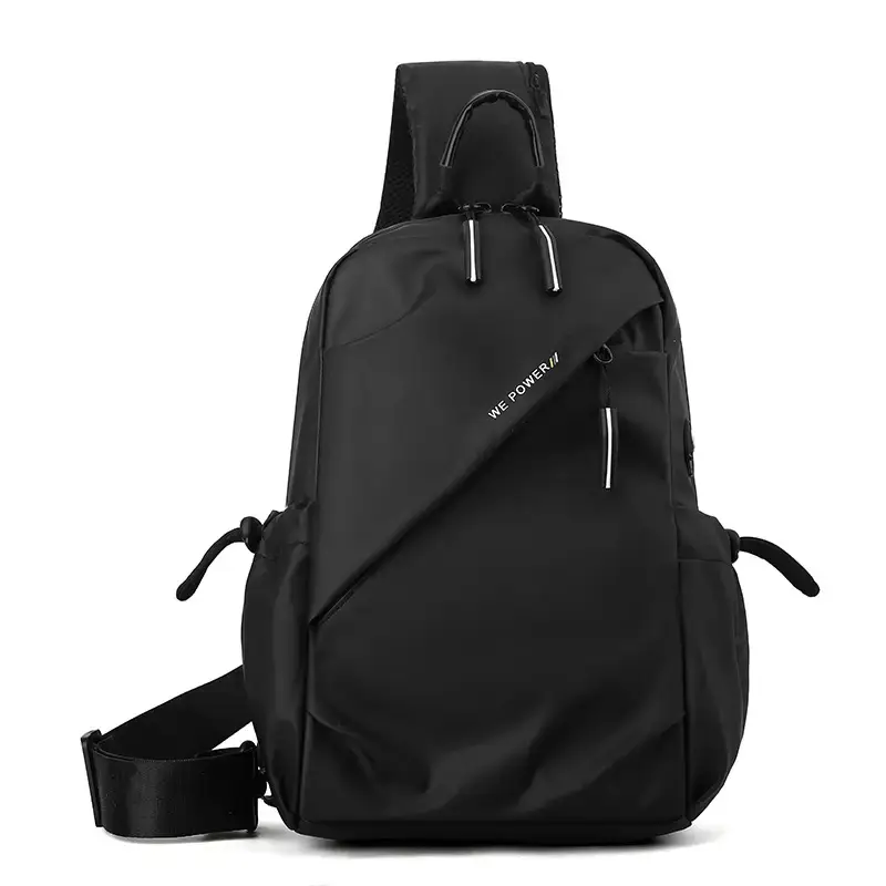 Men's Water Repellent Crossbody Backpack Green - Image 9