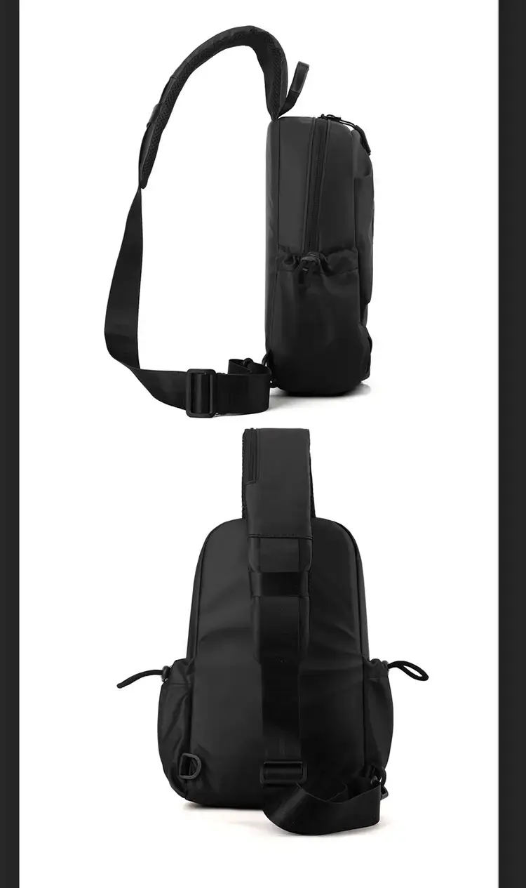 Men's Water Repellent Crossbody Backpack Green — feature 30