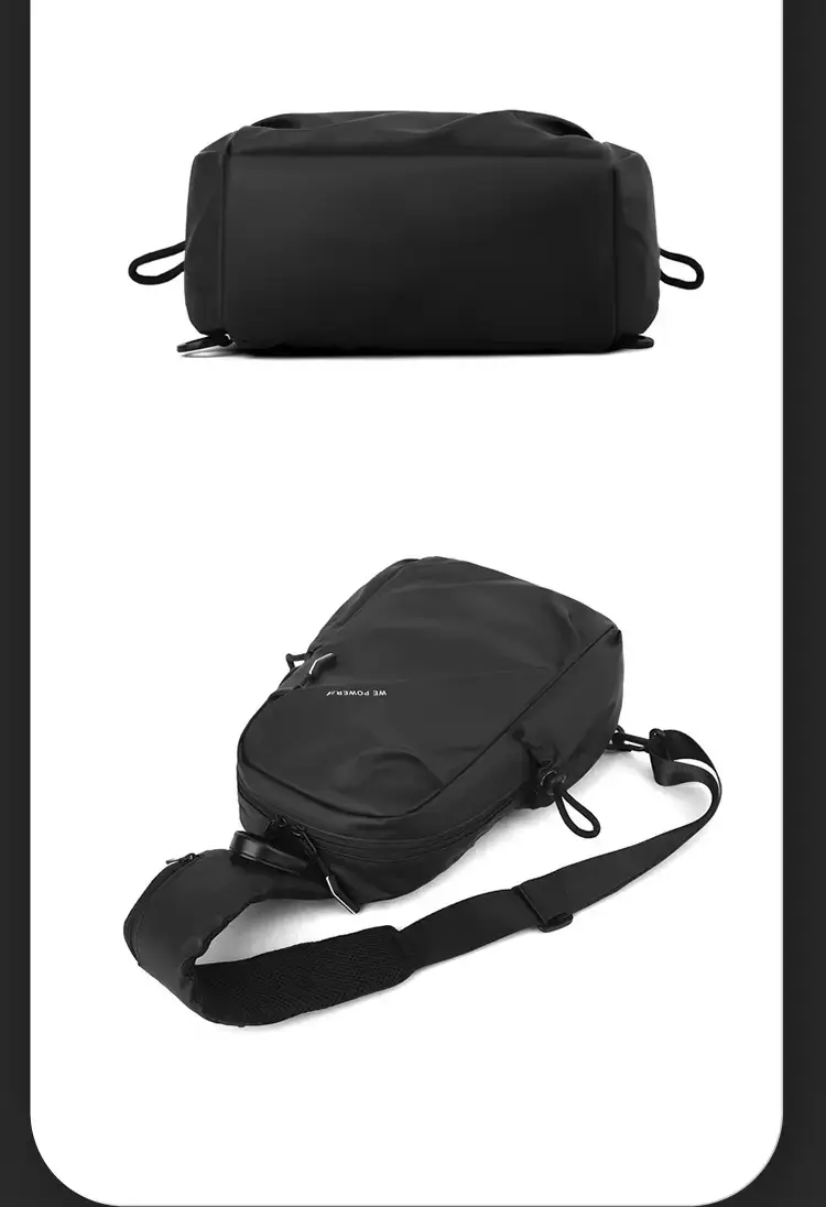 Men's Water Repellent Crossbody Backpack Green — feature 31