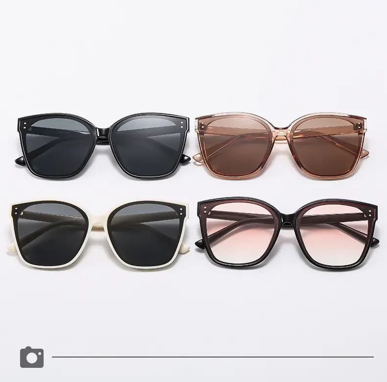 Polarized Sunglasses Black Anti-UV Big Face Slimming β feature 4