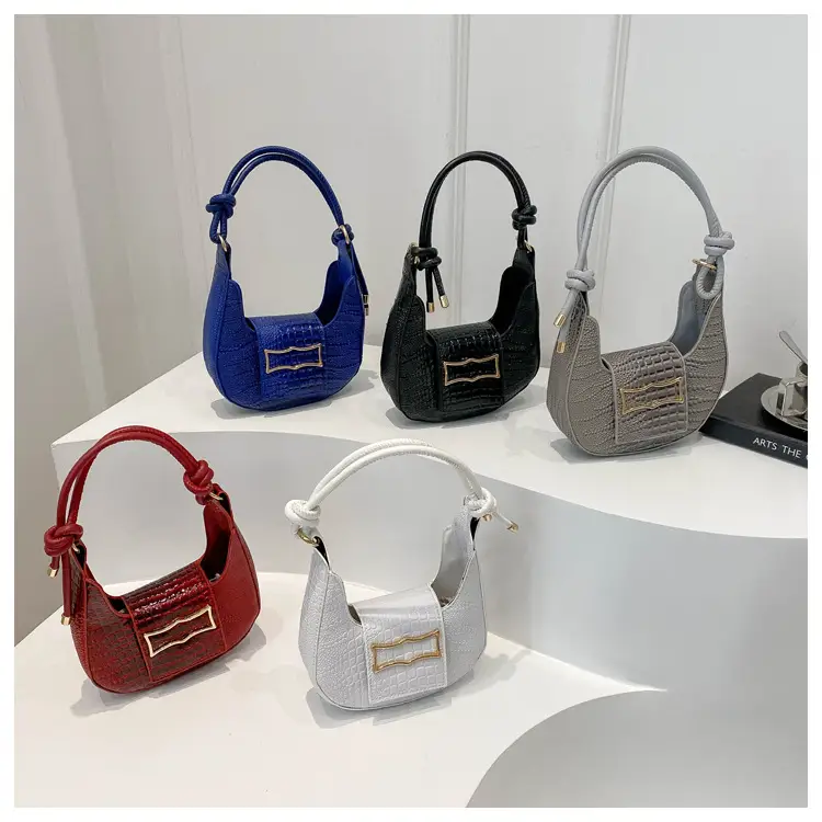 Elegant Women's White Shoulder Bag with Knot Handle — feature 24