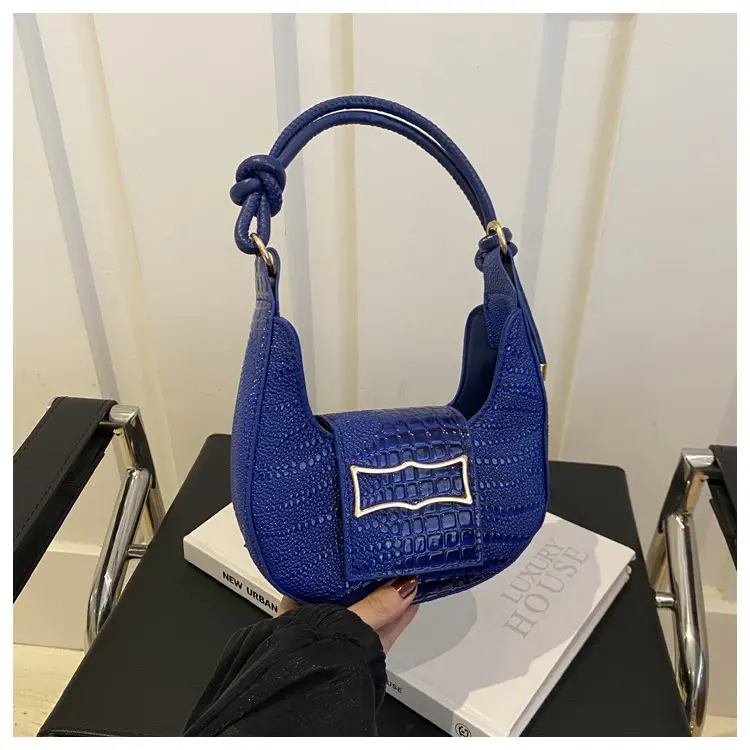 Elegant Women's White Shoulder Bag with Knot Handle — feature 29