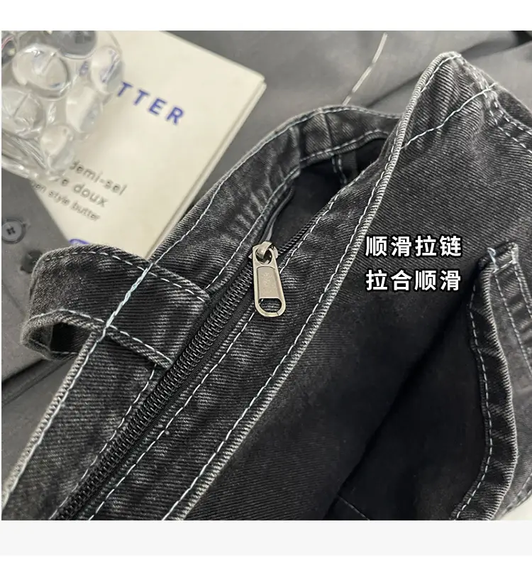 Women's Blue Denim Shoulder Tote Bag 2024 — feature 6