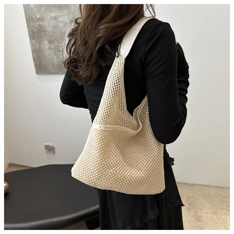 Straw Women's Shoulder Bag Large Capacity Cross-border — feature 13