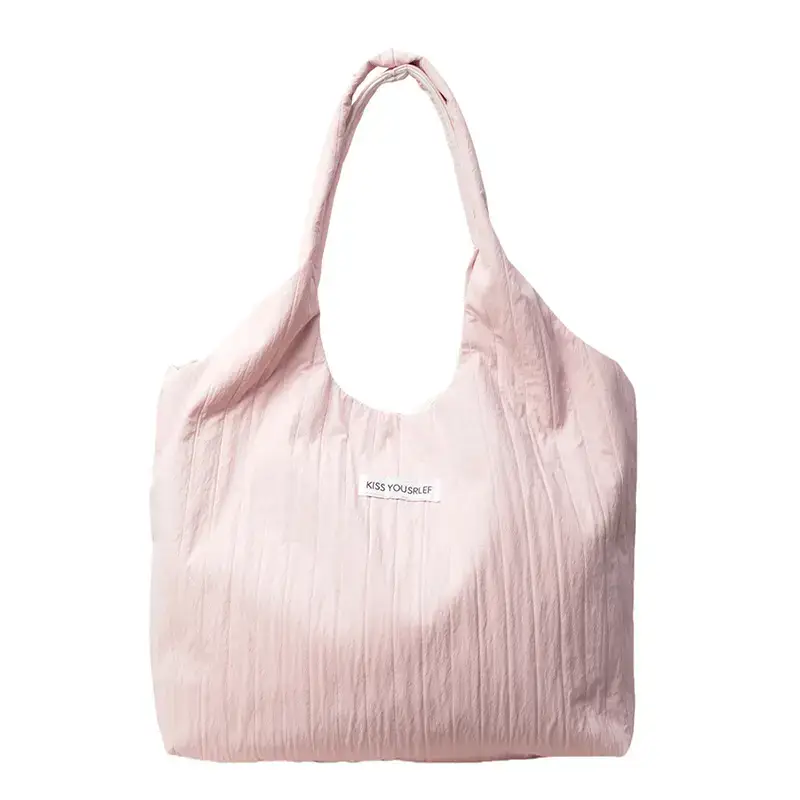 Black Large Capacity Women's Shoulder Bag Korean Style Lightweight - Image 4