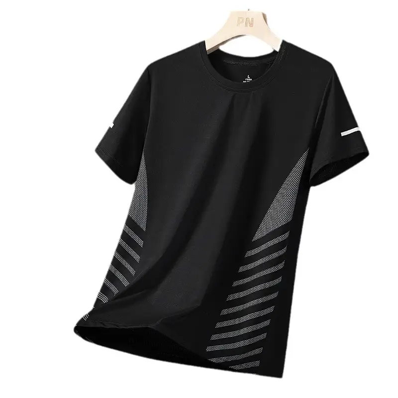 Men Grey Mesh T-Shirt 5°C Cooling - Image 21