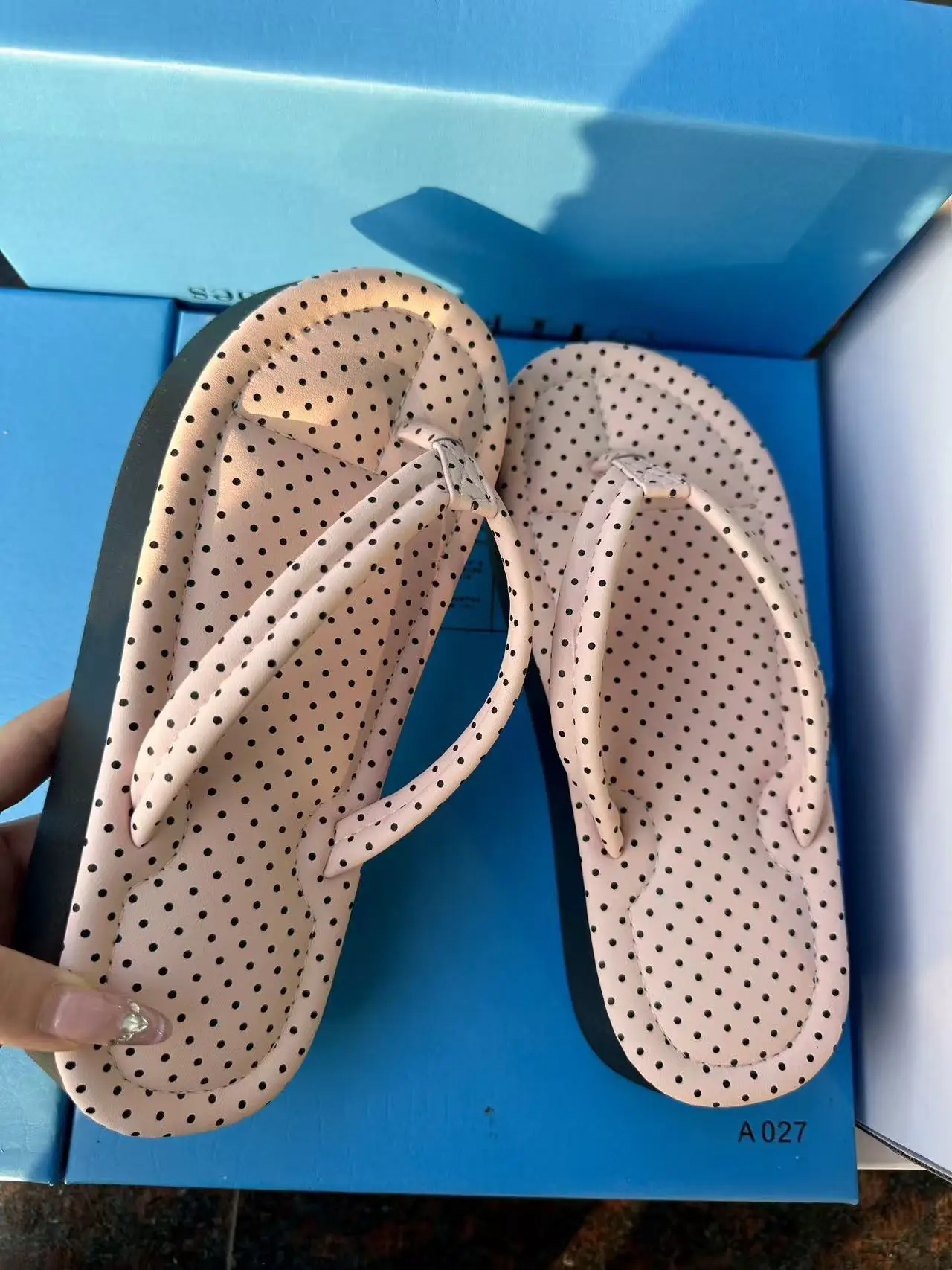 2024 Summer Women's Casual Dot Flip-Flops Plus Size - Image 14