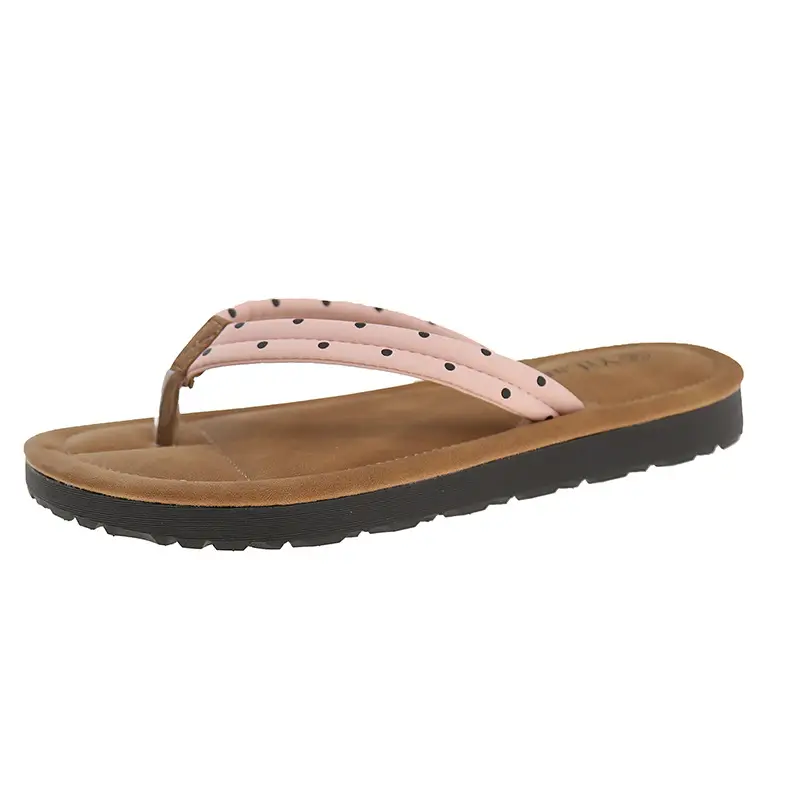 2024 Summer Women's Casual Dot Flip-Flops Plus Size - Image 5