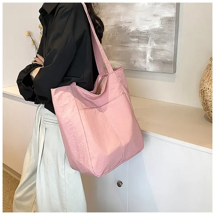 2024 Large Capacity Oxford Cloth Tote Bag Grey — feature 14