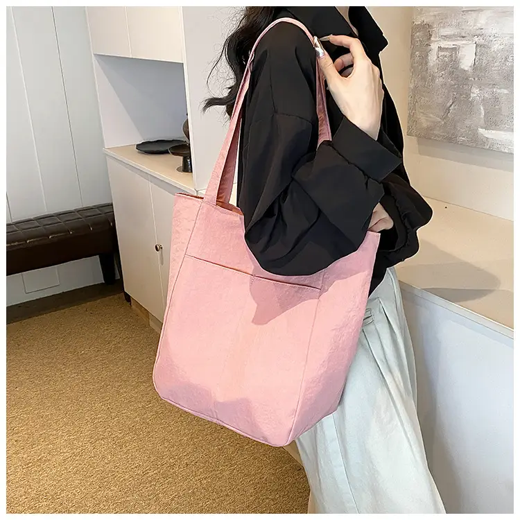 2024 Large Capacity Oxford Cloth Tote Bag Grey — feature 16