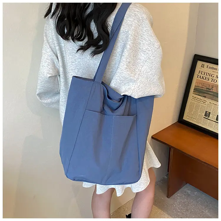 2024 Large Capacity Oxford Cloth Tote Bag Grey — feature 33