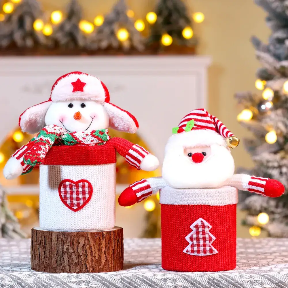Christmas Snowman Gift Box for Kids Candy Jar - Image 6