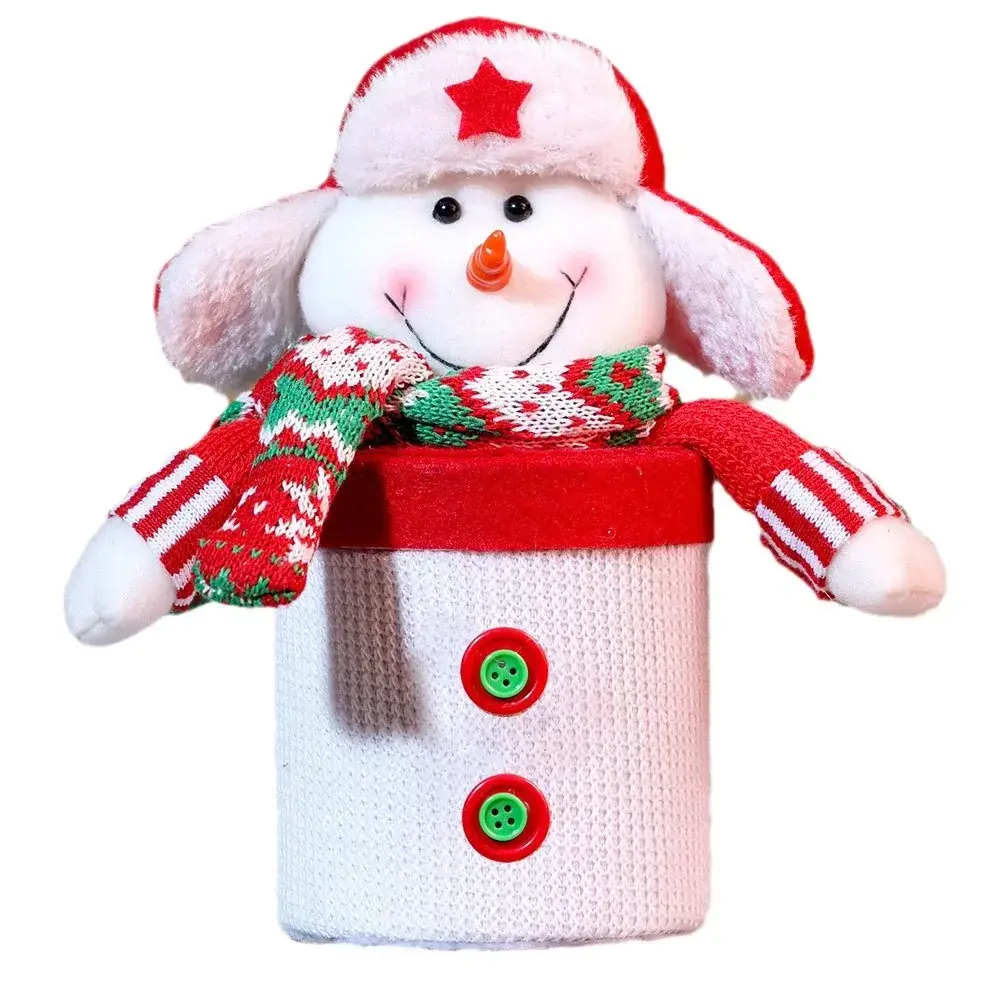 Christmas Snowman Gift Box for Kids Candy Jar - Image 7