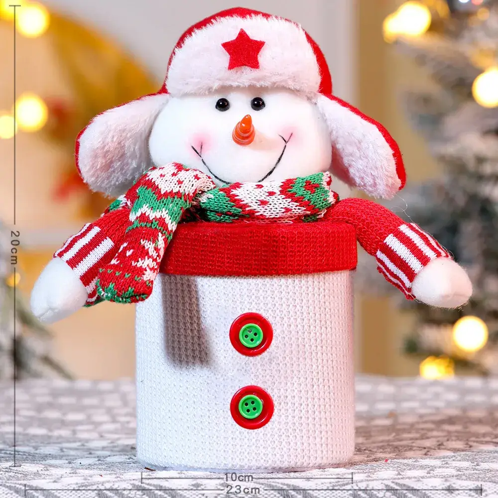 Christmas Snowman Gift Box for Kids Candy Jar - Image 2