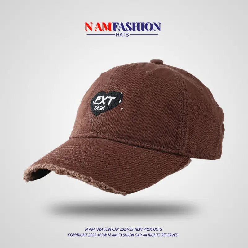 Men Women Navy Blue Retro Baseball Cap with Sunscreen - Image 9