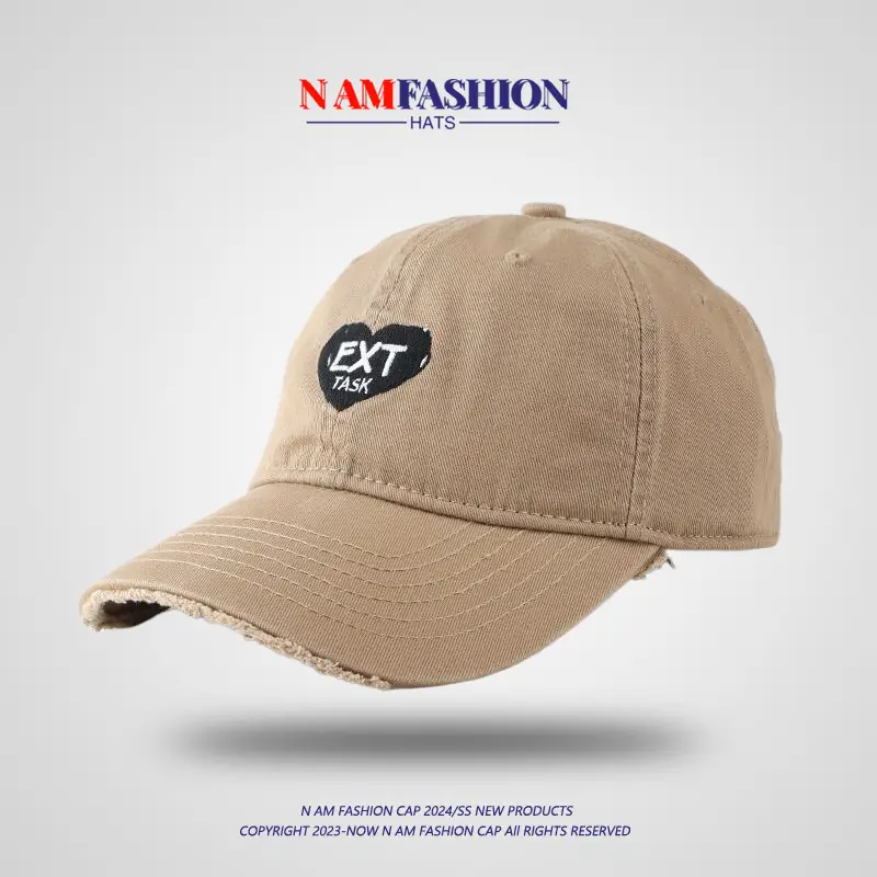 Men Women Navy Blue Retro Baseball Cap with Sunscreen - Image 2