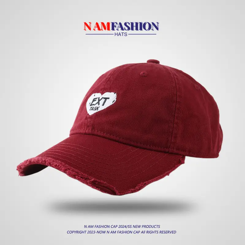 Men Women Navy Blue Retro Baseball Cap with Sunscreen - Image 4