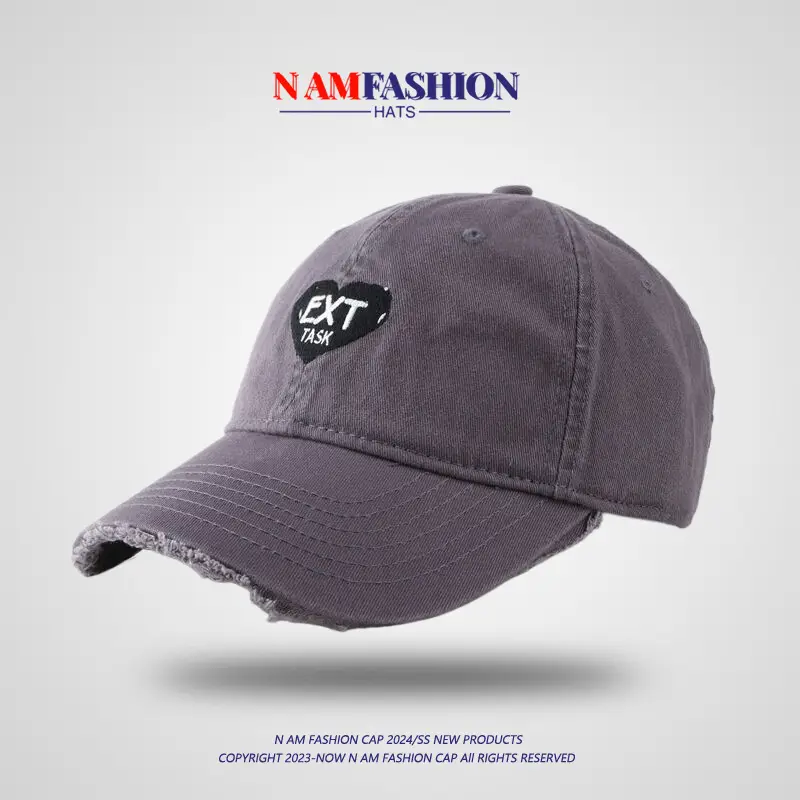Men Women Navy Blue Retro Baseball Cap with Sunscreen - Image 7