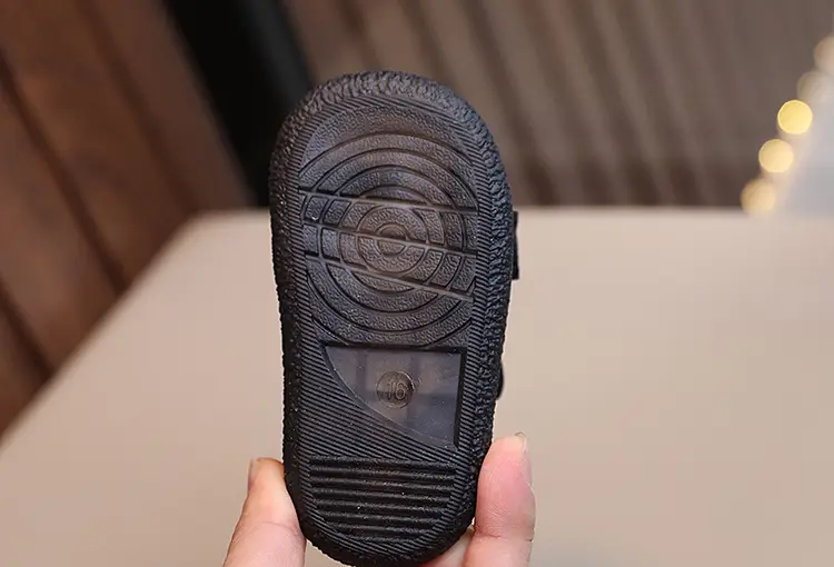 Black Embroidered Toddler Sandals Comfortable Lightweight — feature 14