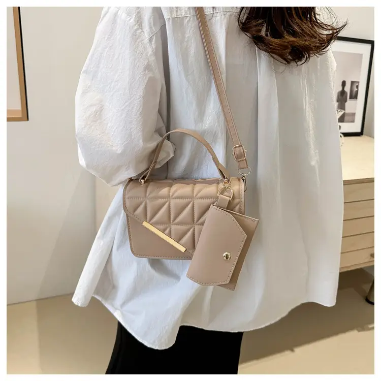 Women Rhomboid Shoulder Crossbody Bag Black 2024 — feature 17