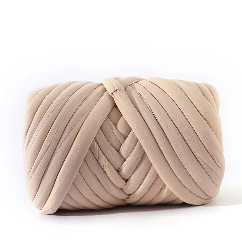 Cross-Border Icelandic Thread Wool DIY Slippers Bag High Elastic Filled Wool Crown Heart Yarn Crown Heart Cotton Special Coarse Cloth Strip