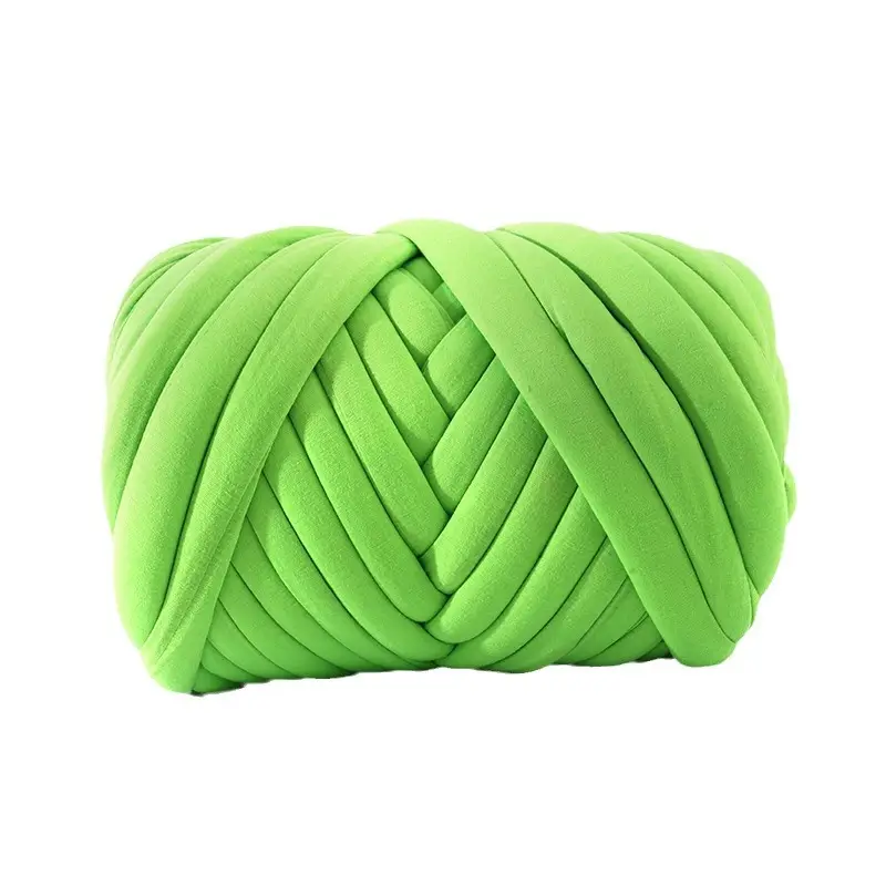 Cross-Border Icelandic Thread Wool DIY Slippers Bag High Elastic Filled Wool Crown Heart Yarn Crown Heart Cotton Special Coarse Cloth Strip