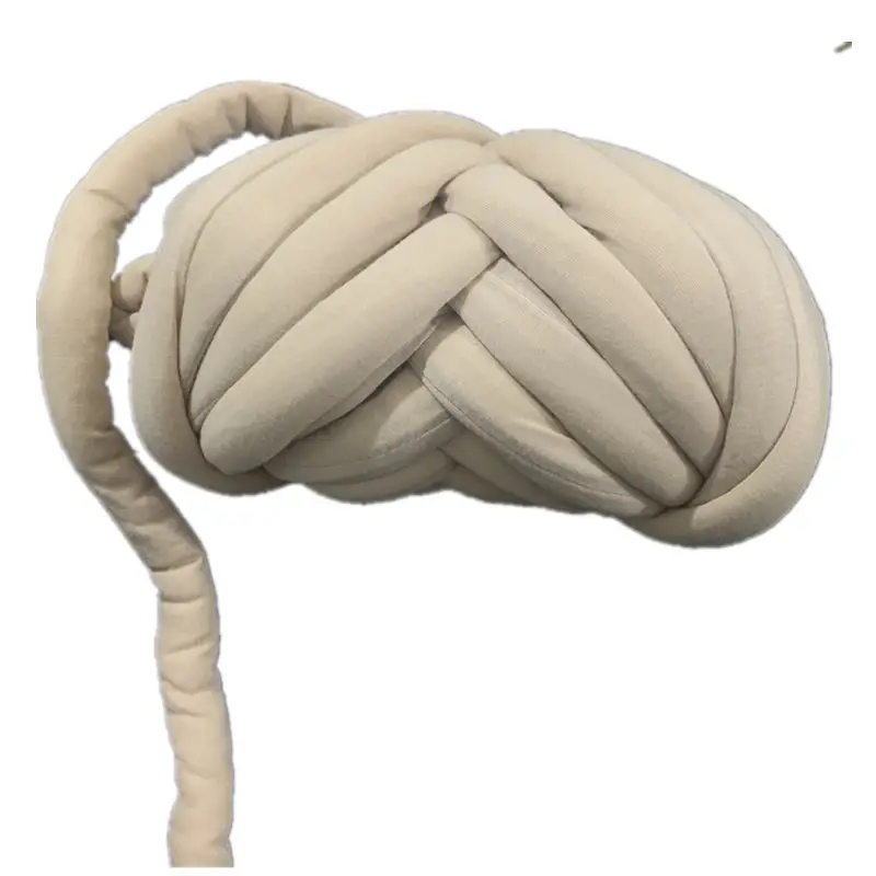 Cross-Border Icelandic Thread Wool DIY Slippers Bag High Elastic Filled Wool Crown Heart Yarn Crown Heart Cotton Special Coarse Cloth Strip