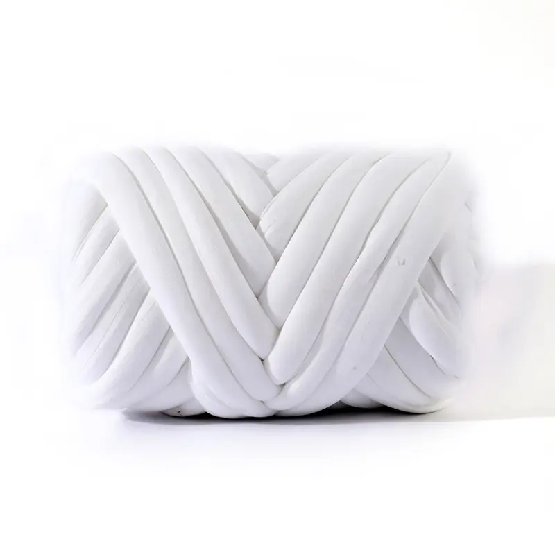 Cross-Border Icelandic Thread Wool DIY Slippers Bag High Elastic Filled Wool Crown Heart Yarn Crown Heart Cotton Special Coarse Cloth Strip