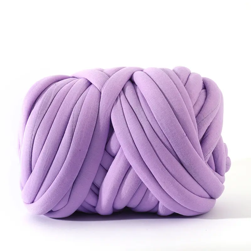 Cross-Border Icelandic Thread Wool DIY Slippers Bag High Elastic Filled Wool Crown Heart Yarn Crown Heart Cotton Special Coarse Cloth Strip