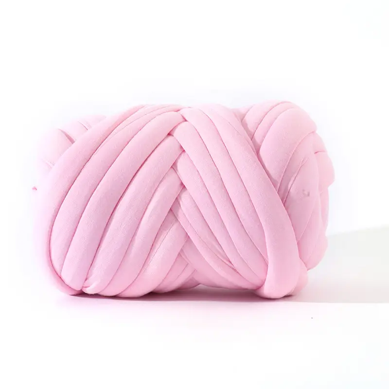 Cross-Border Icelandic Thread Wool DIY Slippers Bag High Elastic Filled Wool Crown Heart Yarn Crown Heart Cotton Special Coarse Cloth Strip