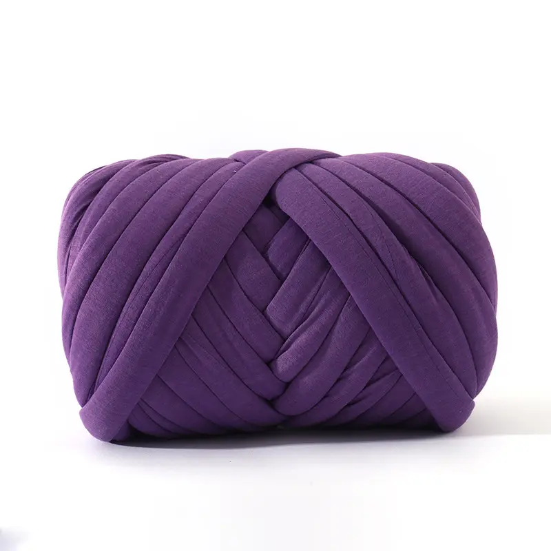 Cross-Border Icelandic Thread Wool DIY Slippers Bag High Elastic Filled Wool Crown Heart Yarn Crown Heart Cotton Special Coarse Cloth Strip