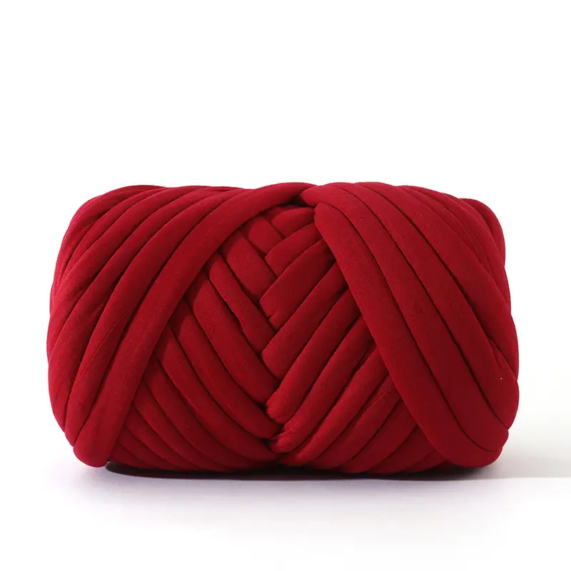 Cross-Border Icelandic Thread Wool DIY Slippers Bag High Elastic Filled Wool Crown Heart Yarn Crown Heart Cotton Special Coarse Cloth Strip