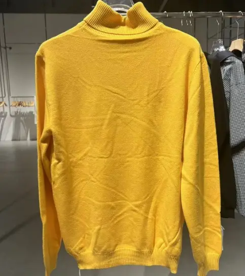 Men Melted Crewneck Sweater Light Blue