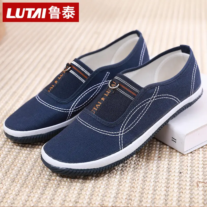 Red Slip-On Women's Casual Shoes Soft Sole Breathable