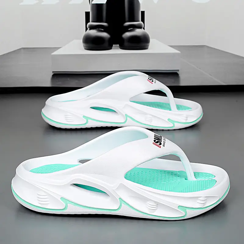 Soft Sole Slippers Men's Summer Outerwear Seaside Beach Sports Sandals Youth Outdoor Trendy Brand Personalized Flip Flops - Image 18
