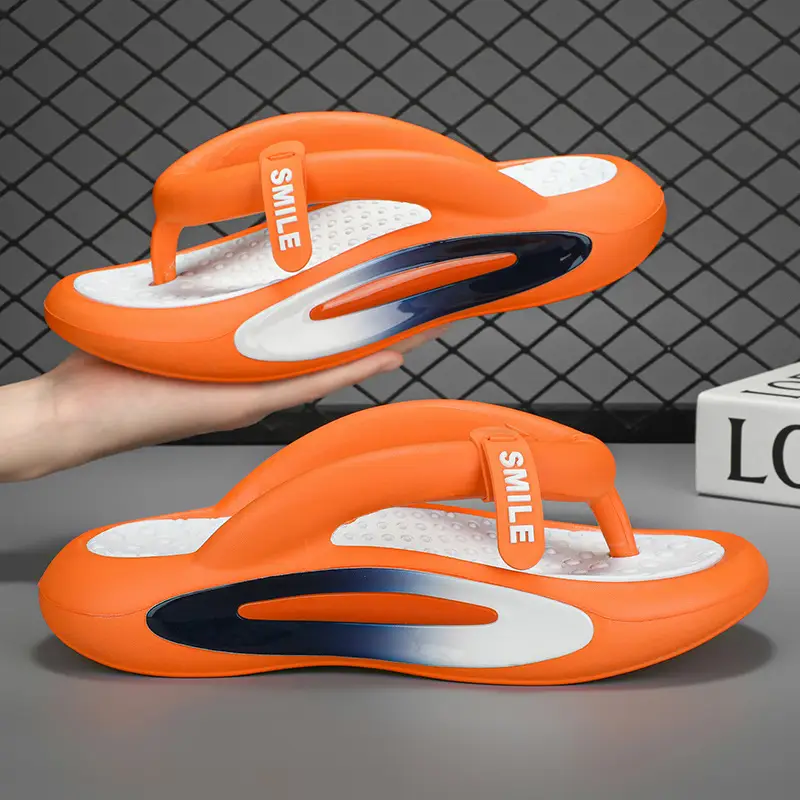 Soft Sole Slippers Men's Summer Outerwear Seaside Beach Sports Sandals Youth Outdoor Trendy Brand Personalized Flip Flops - Image 12