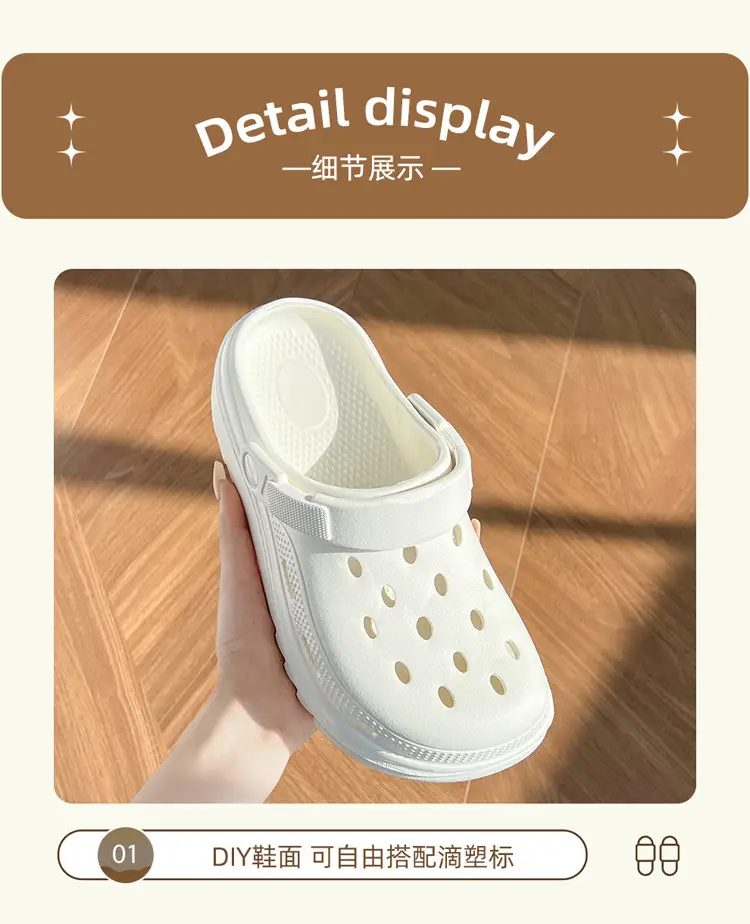 Women Black Croc Sandals Summer 2024 — feature 6