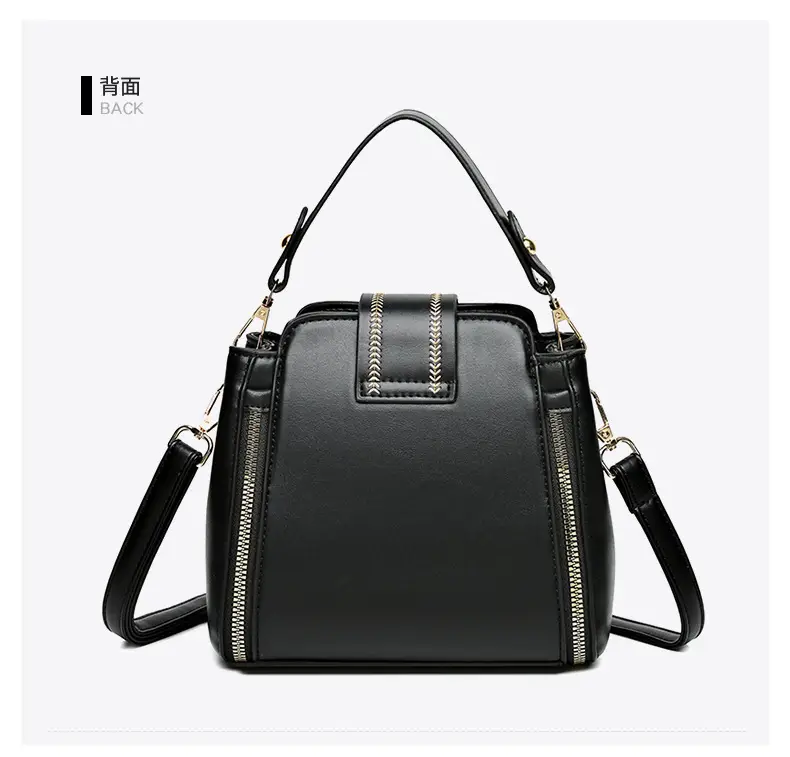 Women's Grey Suede Shoulder Crossbody Bag with Adjustable Strap — feature 22