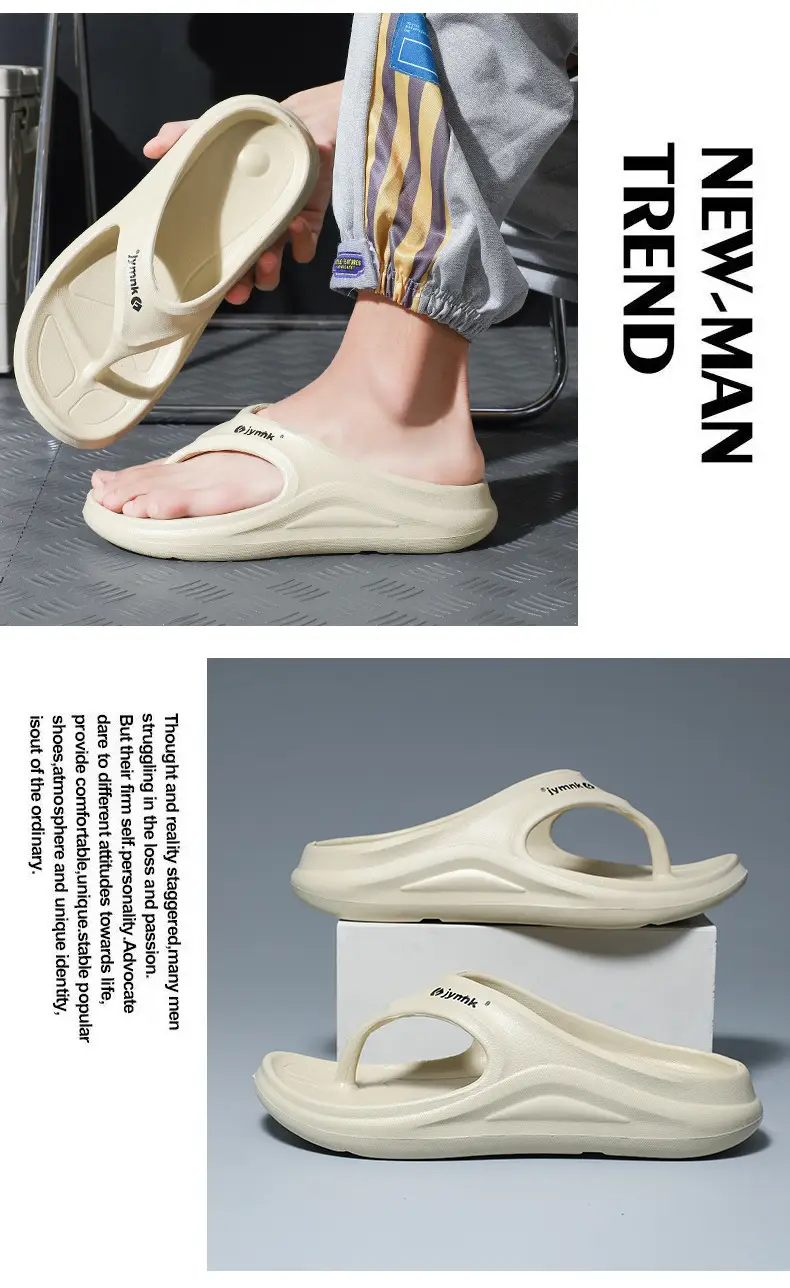 Men's Slippers for Summer Outer Wear Flip-Flops for Men 2025 New Non-Slip Men's Flip-Flops Beach Sandals for Men — feature 15
